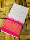 Checks Paithani By Psw Gold Weaving Cotton Silk Designer Sarees Wholesalers In Delhi
